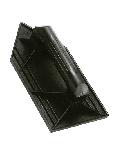 Talocha Plástico Punta Mango Redondo 26x14cm Negra