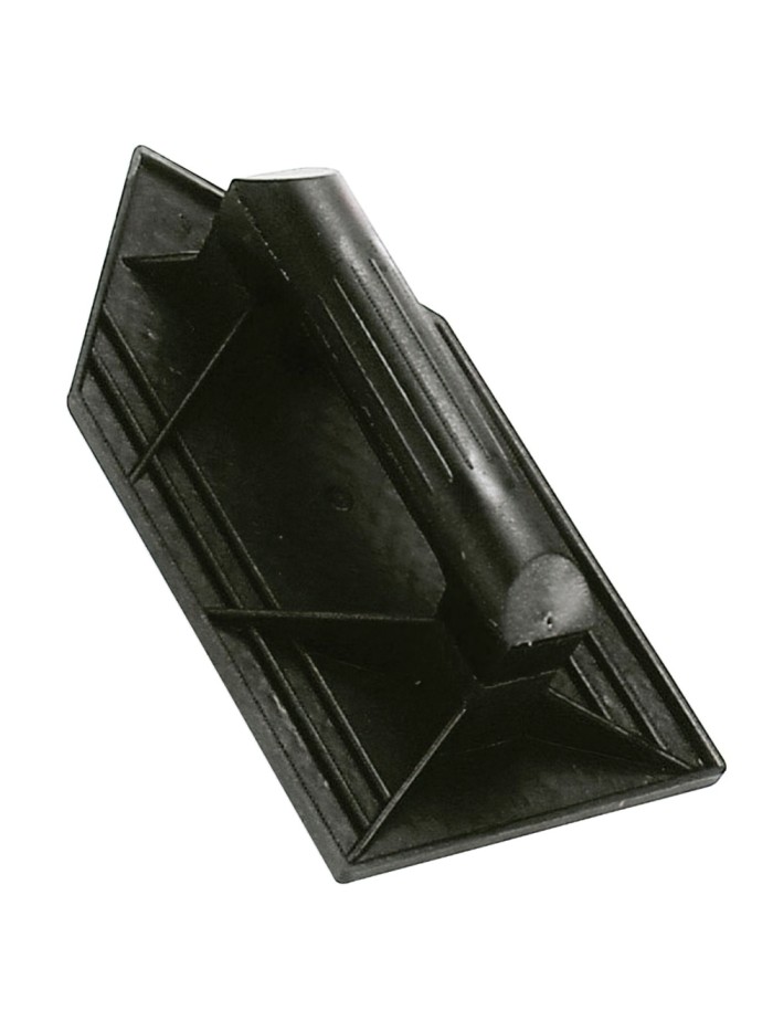 Talocha Plástico Punta Mango Redondo 26x14cm Negra