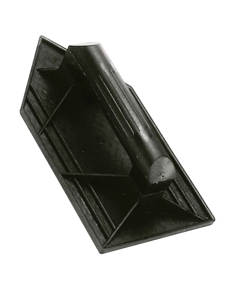 Talocha Plástico Punta Mango Redondo 26x14cm Negra