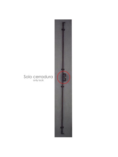 Cerradura Falleba Sin Llave 93/ Marron