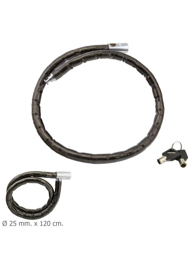 Piton Moto Blindado Llave Tubular 25 mm. x 120 cm.