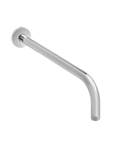 Brazo Ducha Laton  1/2" x 37+7 cm. Angulo recto.
