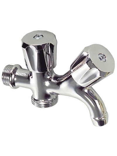 Grifo Lavadora Doble 1/2"