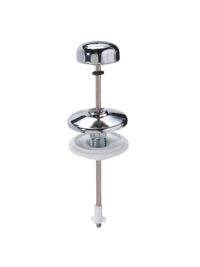 Tirador Cisterna Baja Vertical Recto Cromo 130 mm.