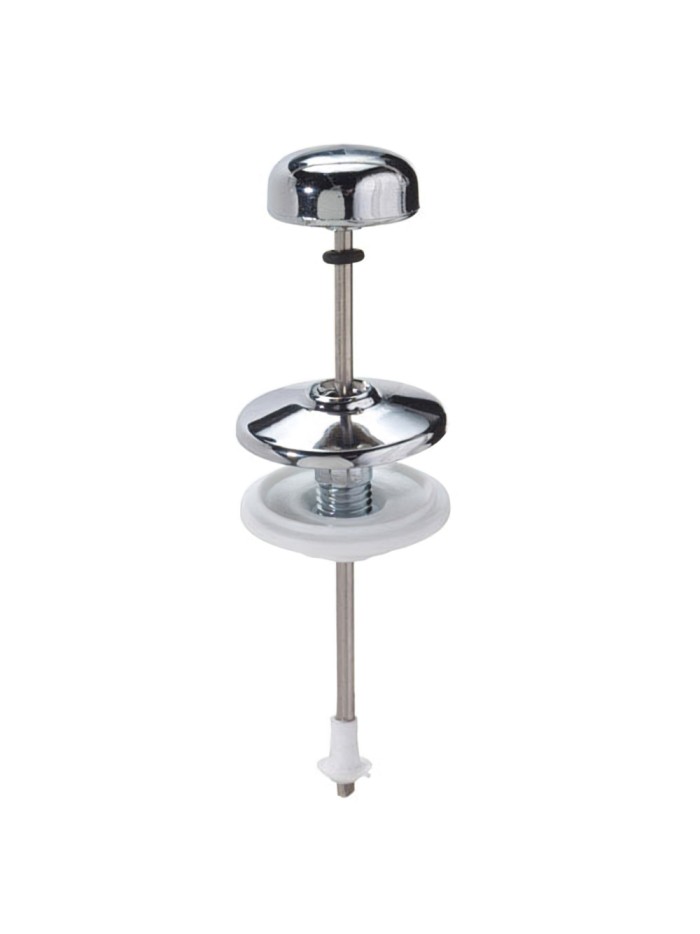 Tirador Cisterna Baja Vertical Recto Cromo 130 mm.