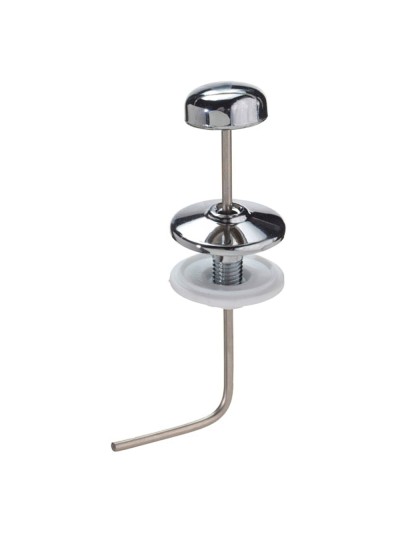 Tirador Cisterna Baja Vertical Angular Cromo 120 mm.