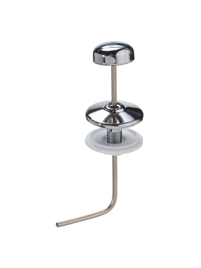 Tirador Cisterna Baja Vertical Angular Cromo 120 mm.
