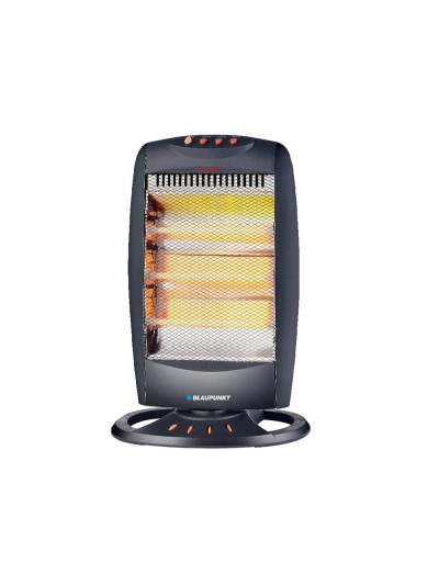 Estufa de cuarzo blaupunkt 1200w tres niveles potencia funcion oscilante color negro
