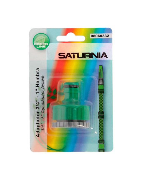 Adaptador Manguera Plástico 3/4 - 1" Hembra   Blister