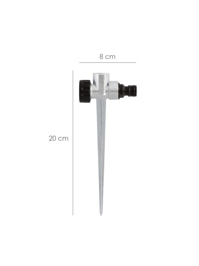 Pincho Para Aspersor Metalico Saturnia Con Racord Manguera