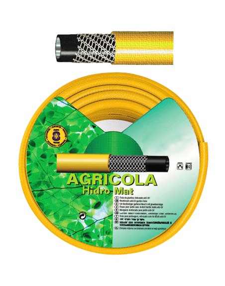 Manguera Jardin Hidro Mat Ø 19 mm. - 3/4"   Rollo 50 Metros