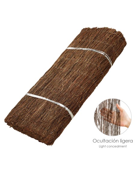 Brezo Natural Ocultación Ligera, Rollo 5 x 2 metros, División, Jardín, Sombreajes