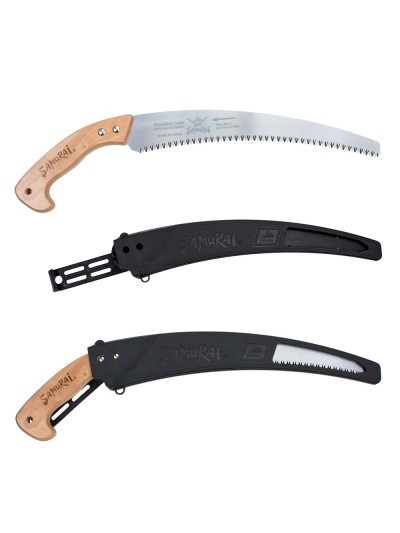 Serrucho Samurai Curvo Mango Madera   330 mm.