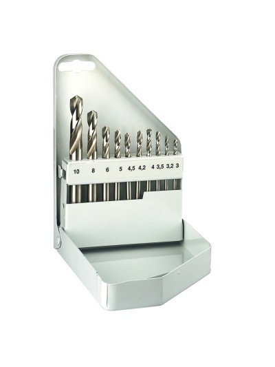 Estuche Brocas Alpen Cobalto Nirosta 10 Piezas