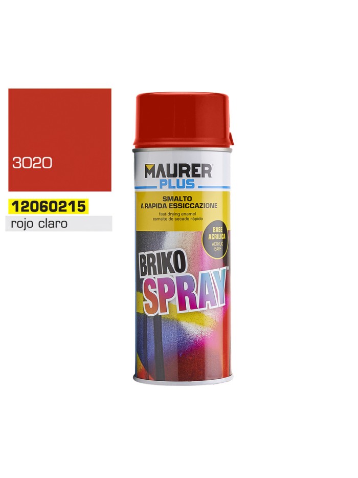 Spray Pintura Rojo Claro Trafico 400 ml.