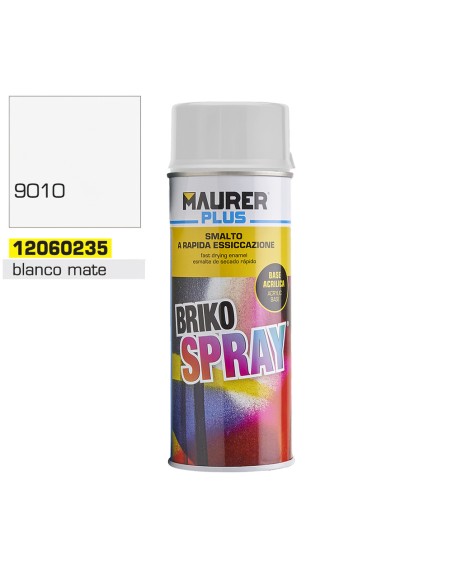 Spray Pintura Blanco Mate 400 ml.