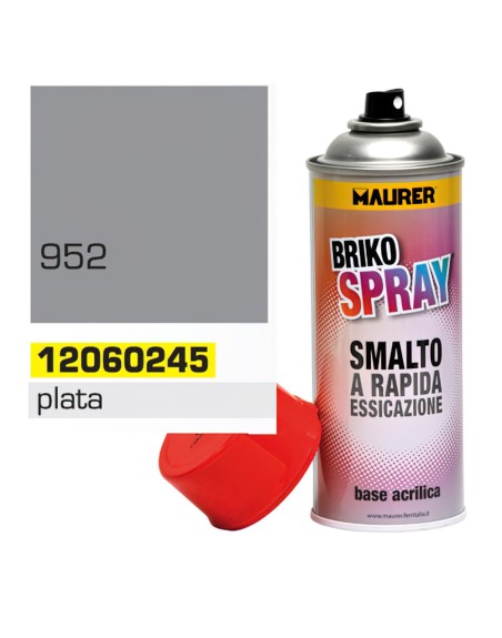 Spray Pintura Plata 400 ml.