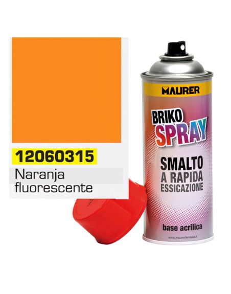Spray Pintura Naranja Fluorescente 400 ml.