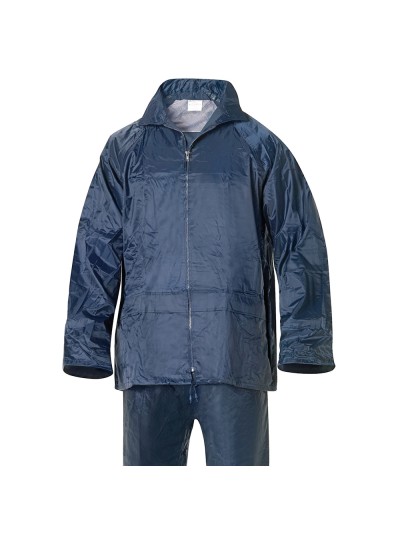 Traje de Agua Impermeable Azul Nylon        Talla 7-L