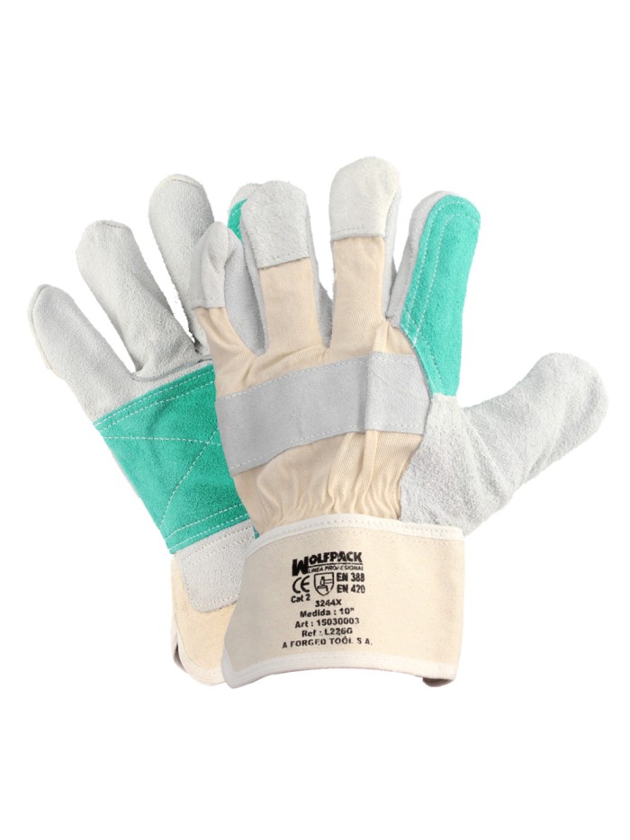Guantes Americano Serraje Palma Reforzada (Par)