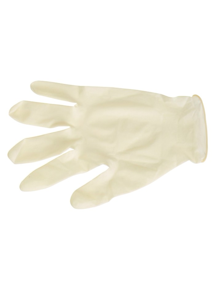 Guantes Desechables Latex Talla 8 L  Caja 100 Unidades