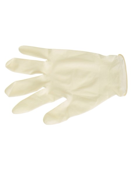 Guantes Desechables Latex Talla 8 L  Caja 100 Unidades