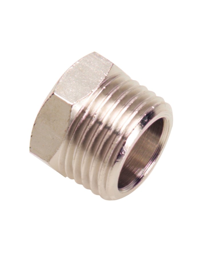 Reductor Tuerca Cilindrica Macho 1/2 - Hembra 3/8 (Blister 2 Piezas) Reductor Tuerca Cilindrica Macho 1/2 - Hembra 3/8 (Blister 2 Piezas)
