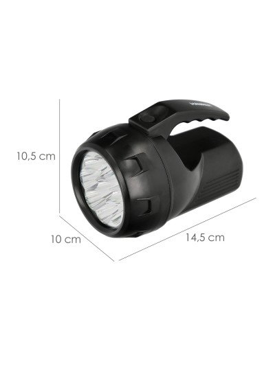Linterna LED De Mano Con Asa A Pilas (4 AA) 60 Lumenes 9 Leds (9 Watt.)