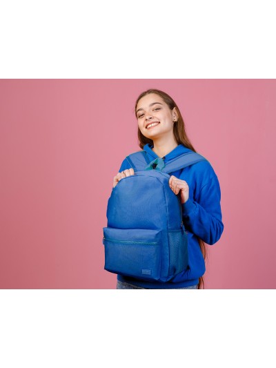 Cartera liderpapel mochila bol sillo lateral elastico color azul marino 400x125x300