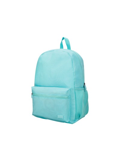 Cartera liderpapel mochila bol sillo lateral elastico color azul celeste 400x125x300