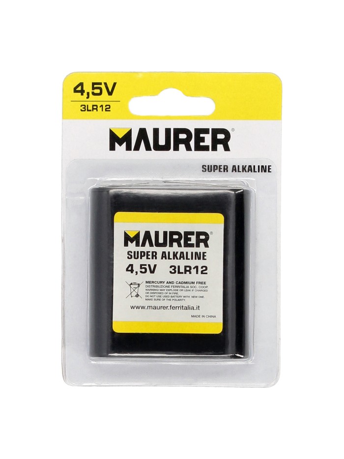 Pila Maurer Alcalina 3LR12 / Petaca (Blister 1 Pieza) Pila Maurer Alcalina 3LR12 / Petaca (Blister 1 Pieza)