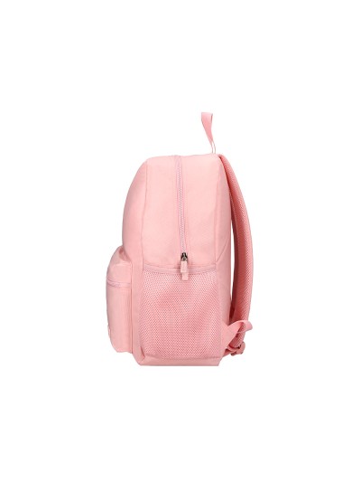 Cartera liderpapel mochila bol sillo lateral elastico color rosa 400x125x300