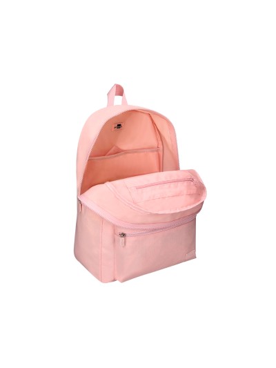 Cartera liderpapel mochila bol sillo lateral elastico color rosa 400x125x300