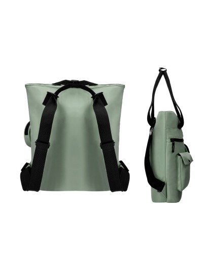Cartera antartik bolso mochila casual color verde 400x120x390 mm