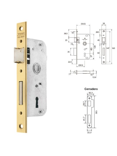 Cerradura Tesa 2002-hl/30