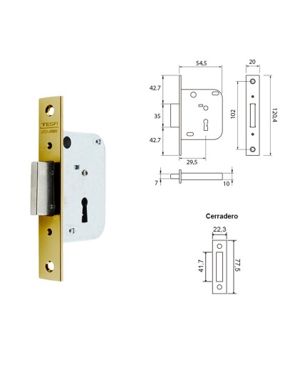 Cerradura Tesa 2003-hl/30