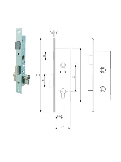 Cerradura Tesa 2204-nm/15