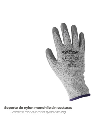 Guantes Anticorte Fibra De Vidrio Talla 11"