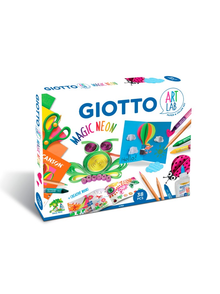 Set creativo giotto art lab magic neon Set creativo giotto art lab magic neon