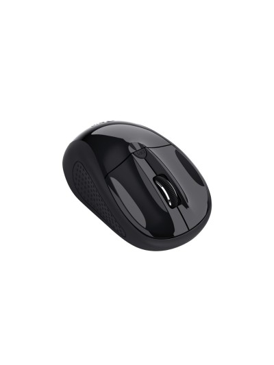Raton trust basic optico inalambrico eco 4 botones 800/1600 dpi usb 2.0 color negro