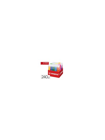 Lapices de colores stabilo trio az school pack de 240 unidades surtidas 20 colores
