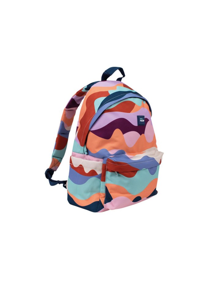 Mochila milan serir the fun urbana clasica con 2 cremalleras multicolor 150x300x440 mm Mochila milan serir the fun urbana clasica con 2 cremalleras multicolor 150x300x440 mm
