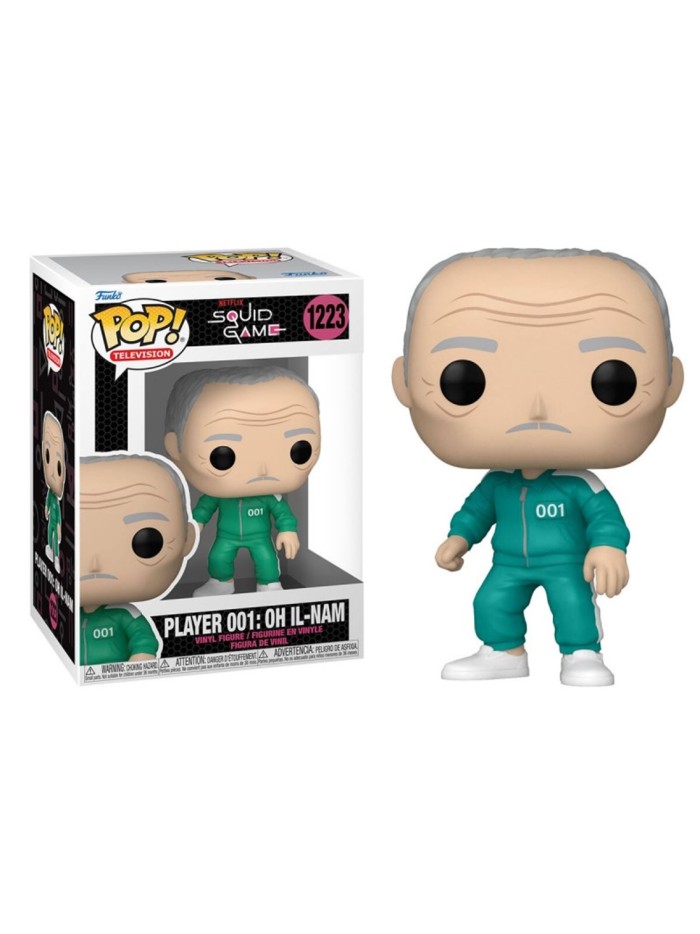 Funko pop series tv el juego del calamar jugador 001: oh il - nam Funko pop series tv el juego del calamar jugador 001: oh il - nam