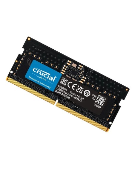 Memoria ram ddr5 8gb crucial - sodimm - 5600 mhz - pc5 41600 cl46