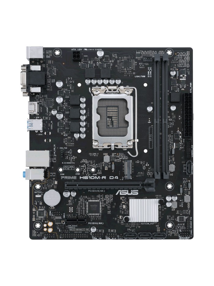 Placa base asus intel prime h610m - r d4 m - atx - 2x ddr4 - 4x sata3 - 2x usb 3.2 - 2x usb 2.0 90mb1b40 - m0ecy0 Placa base asus intel prime h610m - r d4 m - atx - 2x ddr4 - 4x sata3 - 2x usb 3.2 - 2x usb 2.0 90mb1b40 - m0ecy0