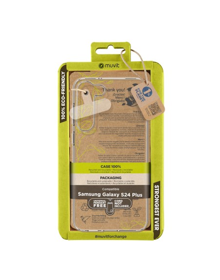 Funda muvit recycletek para samsung galaxy s24 plus transparente