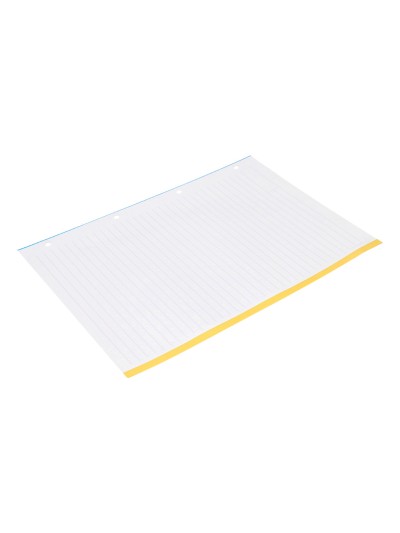 Recambio antartik a4 100 hojas 100g/m2 rayado horizontal 4 taladros bandas de 5 colores