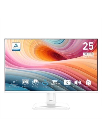 Monitor msi 24.5 pulgadas mp251w e2 ips fhd 16:9 120h vga