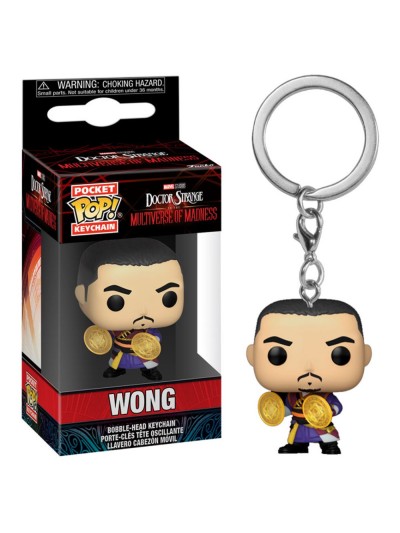 Funko pop keychain llavero doctor strange multiverso de la locura wong 60912