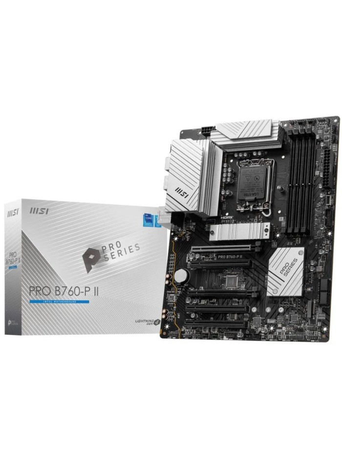 Placa base msi 1700 pro b760 - p ii ddr5 atx Placa base msi 1700 pro b760 - p ii ddr5 atx